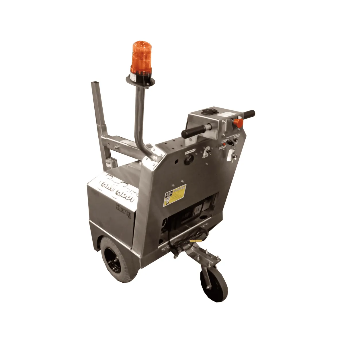 CartCaddyShorty Stainless Steel Compact Electric Tug