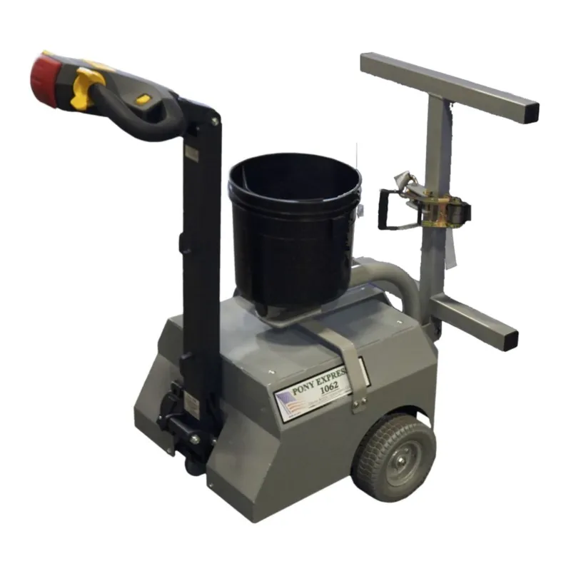 Pony Express 1062-LS laundry tugger with the I bracket and ratchet strap kit fitted